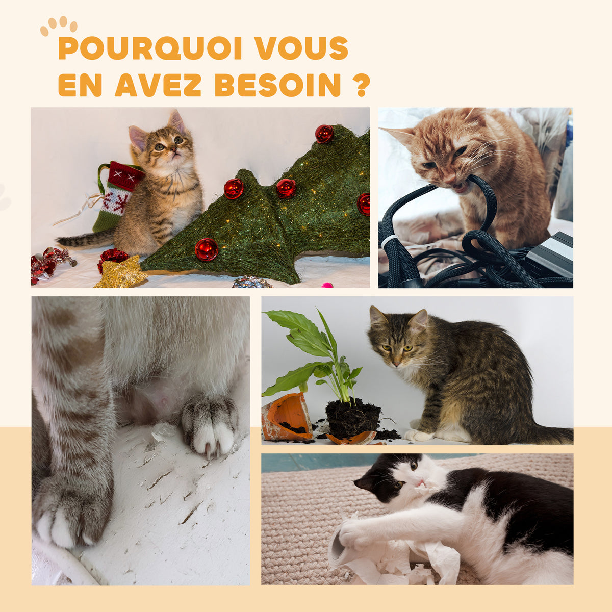 Roue d'exercice pour chat roue de course pour chat frein sécurisé et tapis de grattage amovible silencieux 91 cm marron-8
