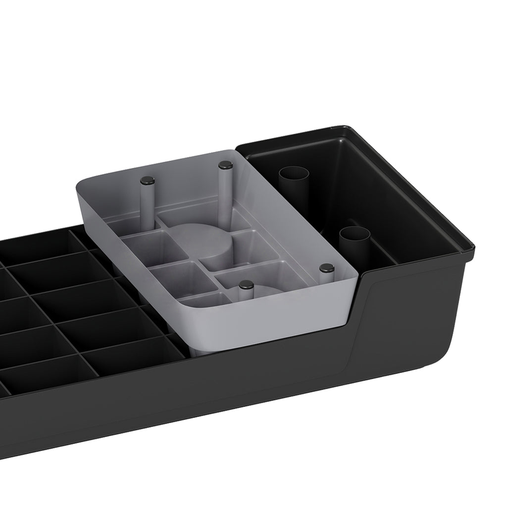 Stepper Fitness Aérobic 3 Niveaux, Hauteur Réglable 12/17,5/22,5 cm, Surface Antidérapante, Charge 250 kg, Gris-9