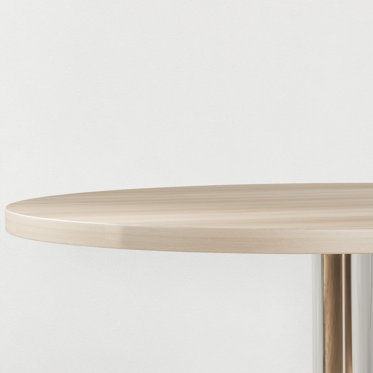 Table de bar ronde table haute cuisine réglable en hauteur 69-91 cm plateau pivotante à 360° naturel et gris-8