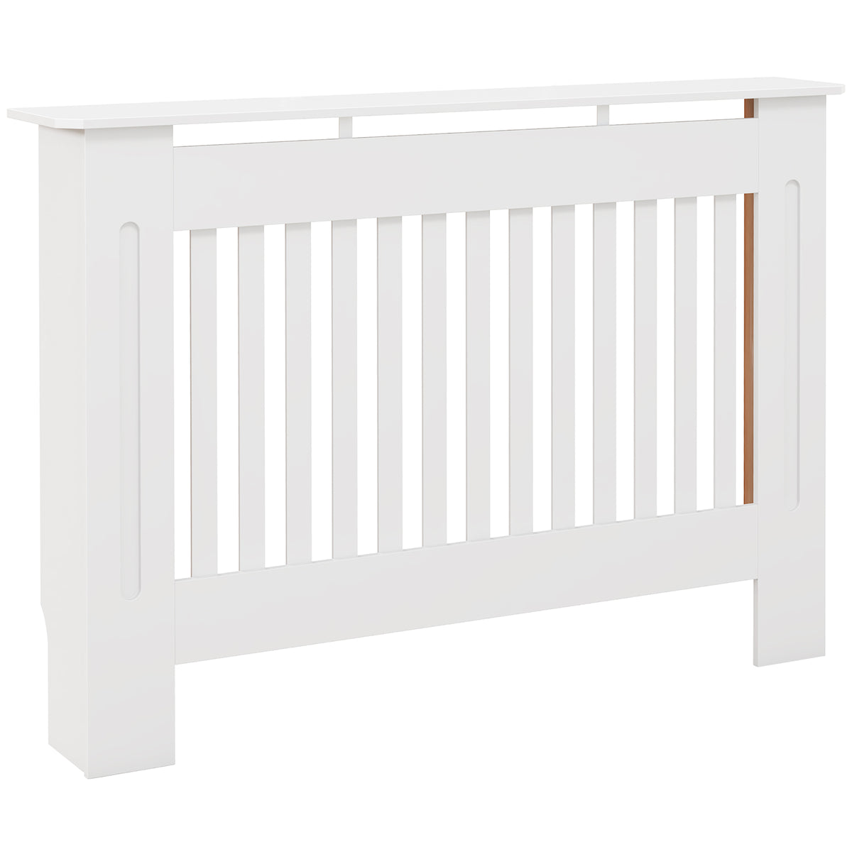 Cache-radiateur couverture radiateur Design couverture radiateur Panneau Cabinet 112L x 19l x 81H cm MDF Blanc-0