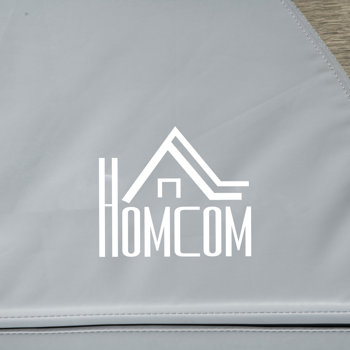 Tapis de pole dance pliable - pole dance mat - tapis de protection Ø 150 cm épaisseur 5 cm - revêtement plastique gris-3