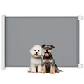 Barrière de sécurité barrière animaux rétractable automatique 1,15L x 0,83H m teslin métal gris-0