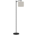 Lampadaire dimmable 2 températures de couleur avec télécommande, minuterie de 60 minutes, 160 cm, noir-0