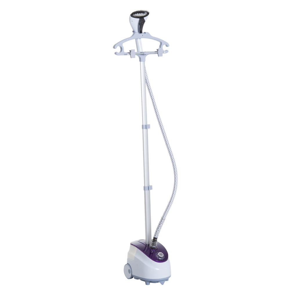 Défroisseur Vapeur Vertical Défroisseur à Vêtements 1,8 L 1800 W, Débit Vapeur 30g/min, Tige Télescopique, Blanc Violet-9