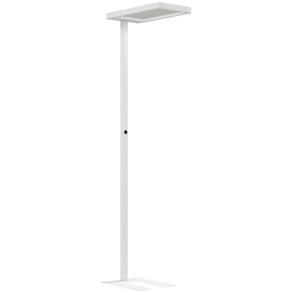 Lampadaire sur pied salon LED dimmable spectre complet pour le soin des yeux télécommande 60 x 32 x 196 cm blanc-0