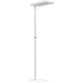 Lampadaire sur pied salon LED dimmable spectre complet pour le soin des yeux télécommande 60 x 32 x 196 cm blanc-0