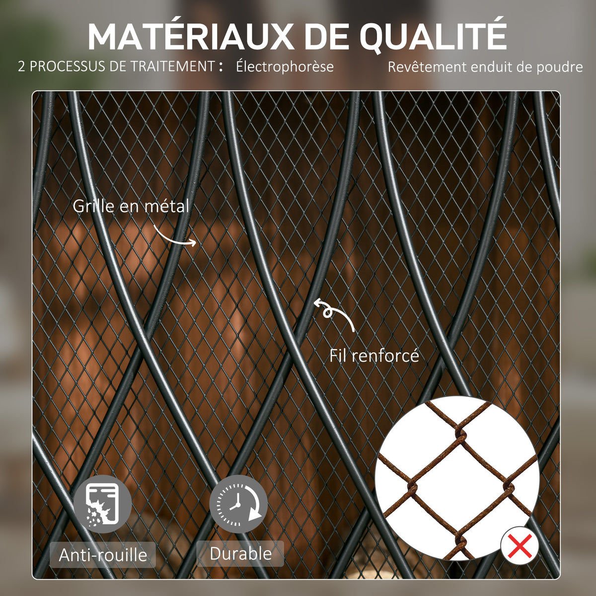 Grille de Protection pour cheminée - Pare-feu Large pour cheminée ou poêle - Pare-étincelles - barrière de sécurité - 3 Volets Pliables - métal Noir-5
