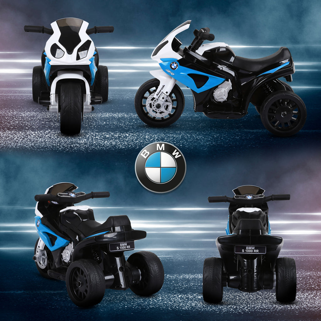 Moto électrique pour enfants 3 roues 6V 2,5 Km/h effets lumineux et sonores charge max. 20 kg BMW S1000 RR bleu-6