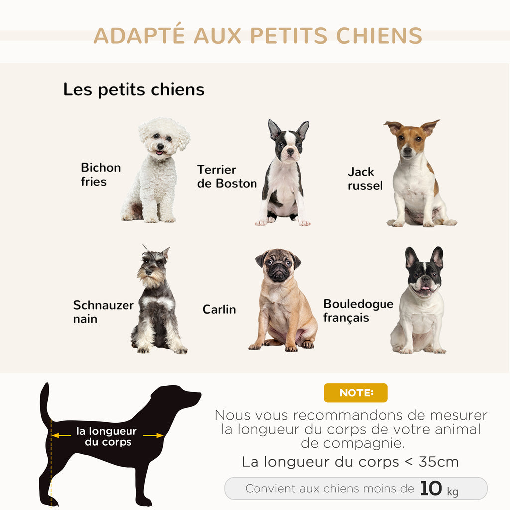 Canapé Chien Chat sur Pied avec Coffre de Rangement Style Moderne Coussin d'assise Amovible Grand Confort 76 x 45 x 43 cm gris clair-3