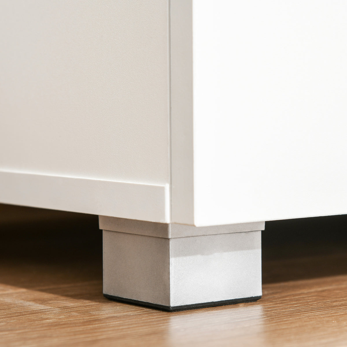 Meuble de micro-onde armoire cuisine meuble de rangement multi-rangements buffet avec 2 placards 4 niches tiroir coulissant dim. 90L x 40l x 120H cm en bois blanc-7