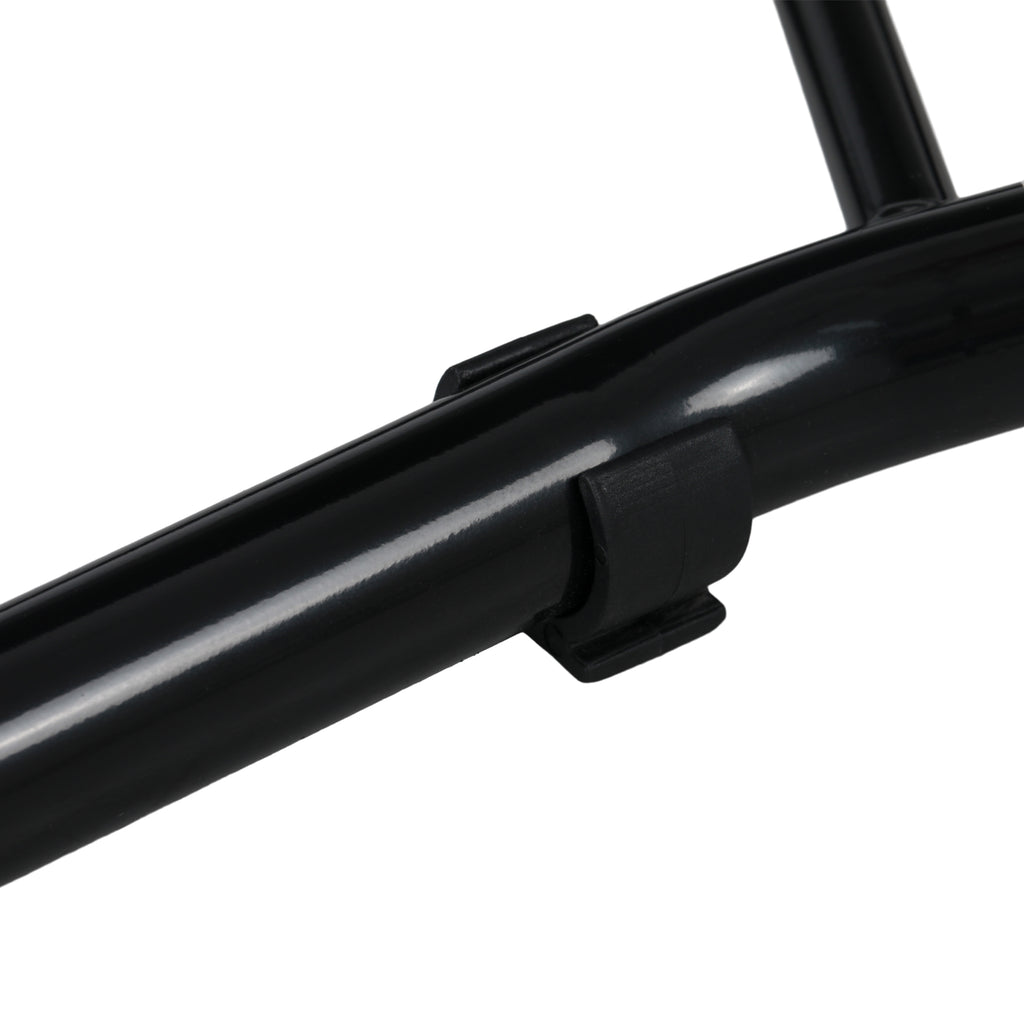 Support pour moto, béquille avant pour moto avec goupille réglable et adaptateurs pour bras oscillant, noir-7