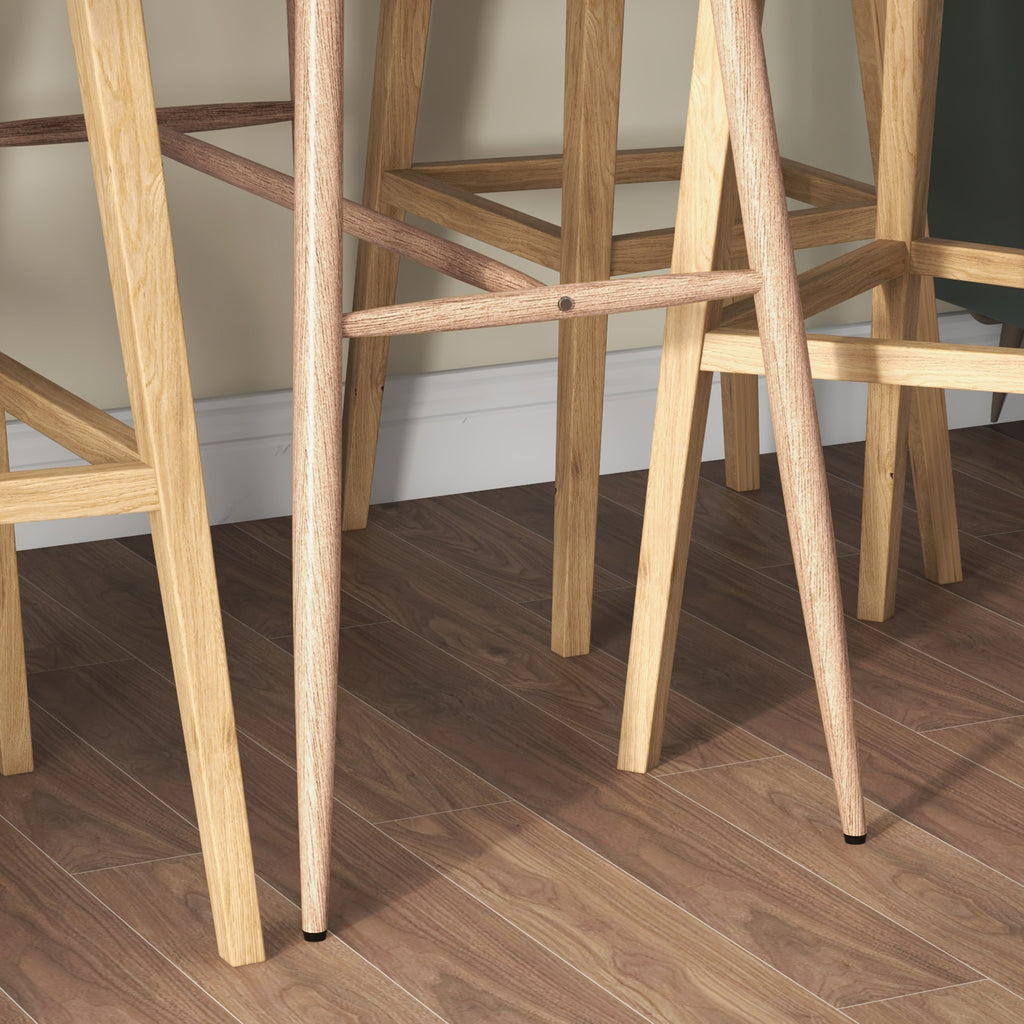 Table de bar rectangulaire 4 personne pieds en acier effet bois assemblage facile 118 x 58 x 98 cm blanc-8