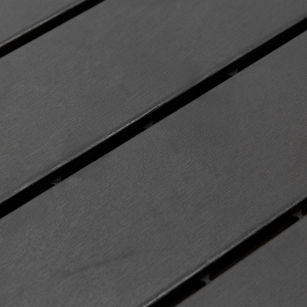 Caillebotis - Dalles terrasse - Lot de 18 - emboîtables, Installation très Simple - Petits Carreaux Composite Plastique-8