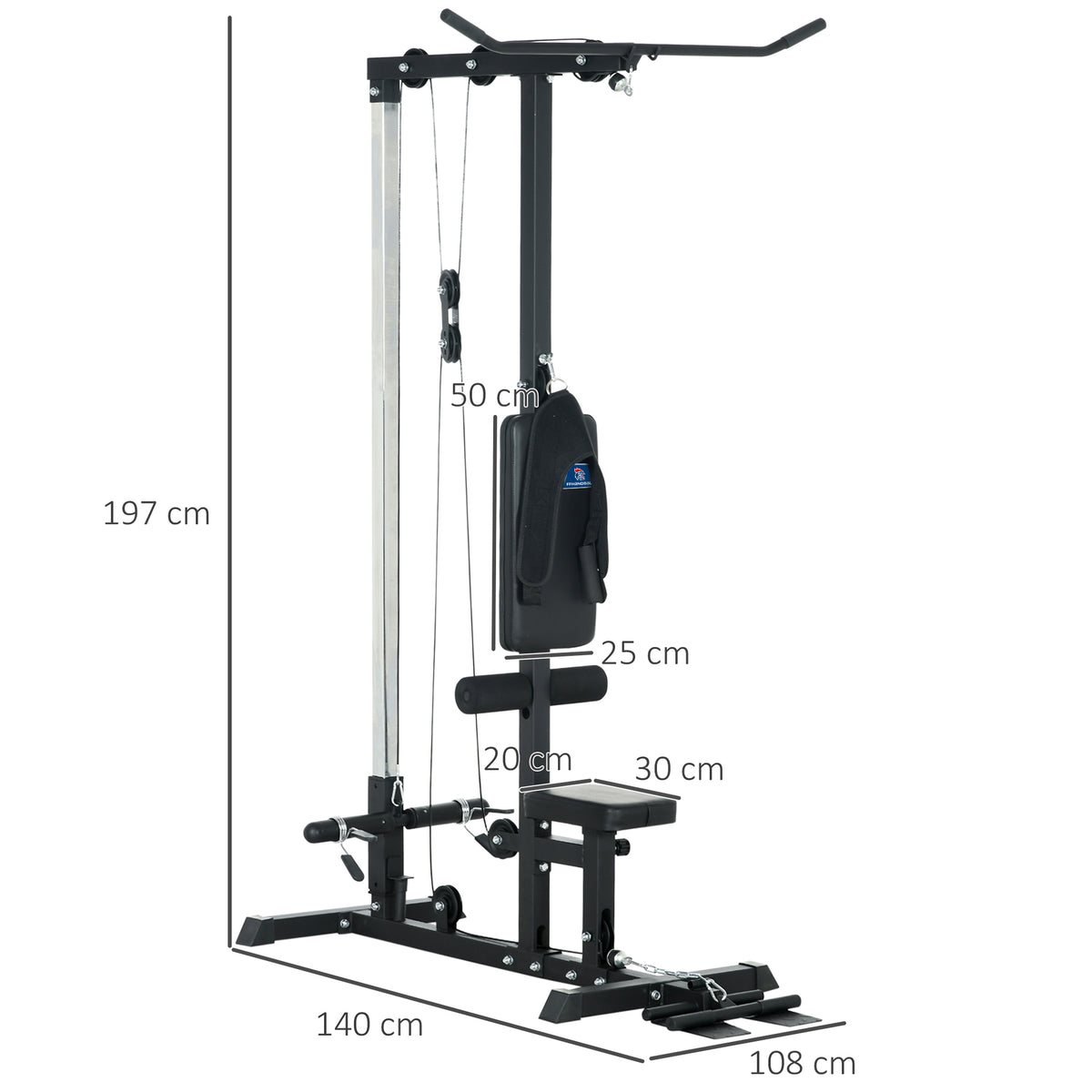 Station de musculation - .fr x FFHandball - Station à Poulie, tirage poitrine, banc de musculation Musculation-2