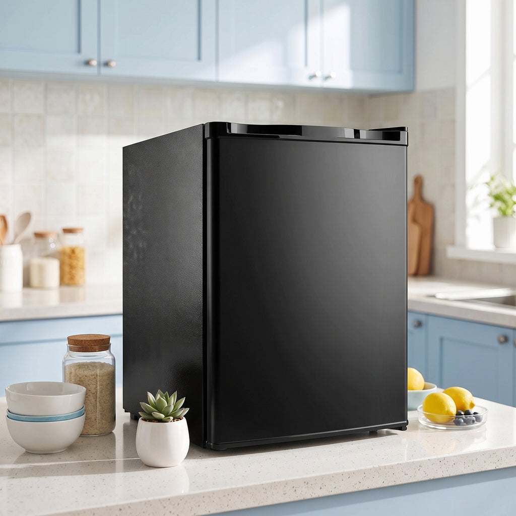 Mini Congélateur 59 L, Petit Congelateur Compact Silencieux Pose Libre, Porte Réversible, Température Réglable, Noir-1