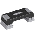 Stepper Fitness Aérobic 3 Niveaux, Hauteur Réglable 12/17,5/22,5 cm, Surface Antidérapante, Charge 250 kg, Gris-0