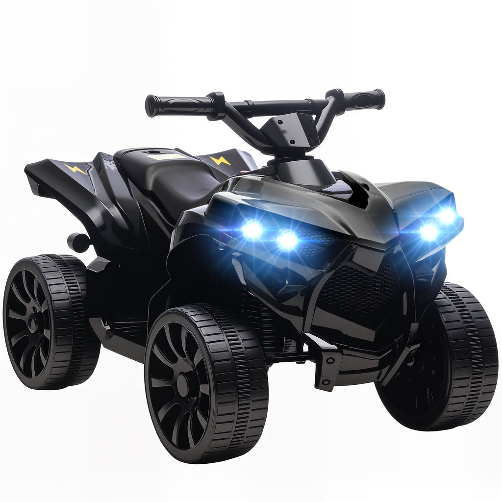 Quad Électrique Enfant 6V, Voiture Électrique Enfants ATV, Musique et Phares LED, 18-56 Mois, 70x42x45cm, Noir-9
