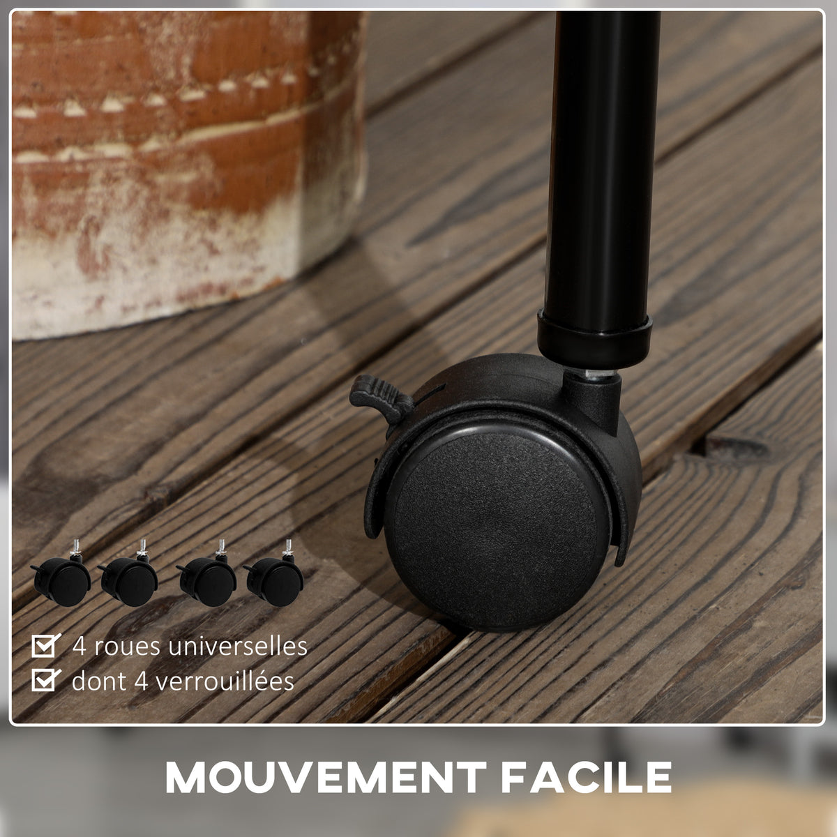 Portant à Vêtements avec Roulettes Tringle a Vêtement solide Charge 140 Kg 180 x 60 x 170 cm Porte-Manteau en acier noir-4