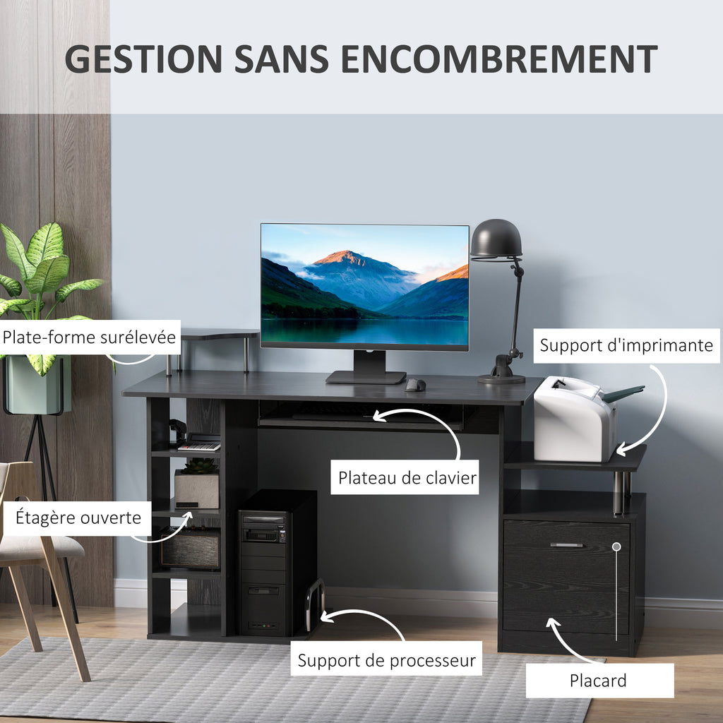 Luxe Parc enclos modulable pour Chien 8 Panneaux Porte verrouillable Acier époxy Noir-3