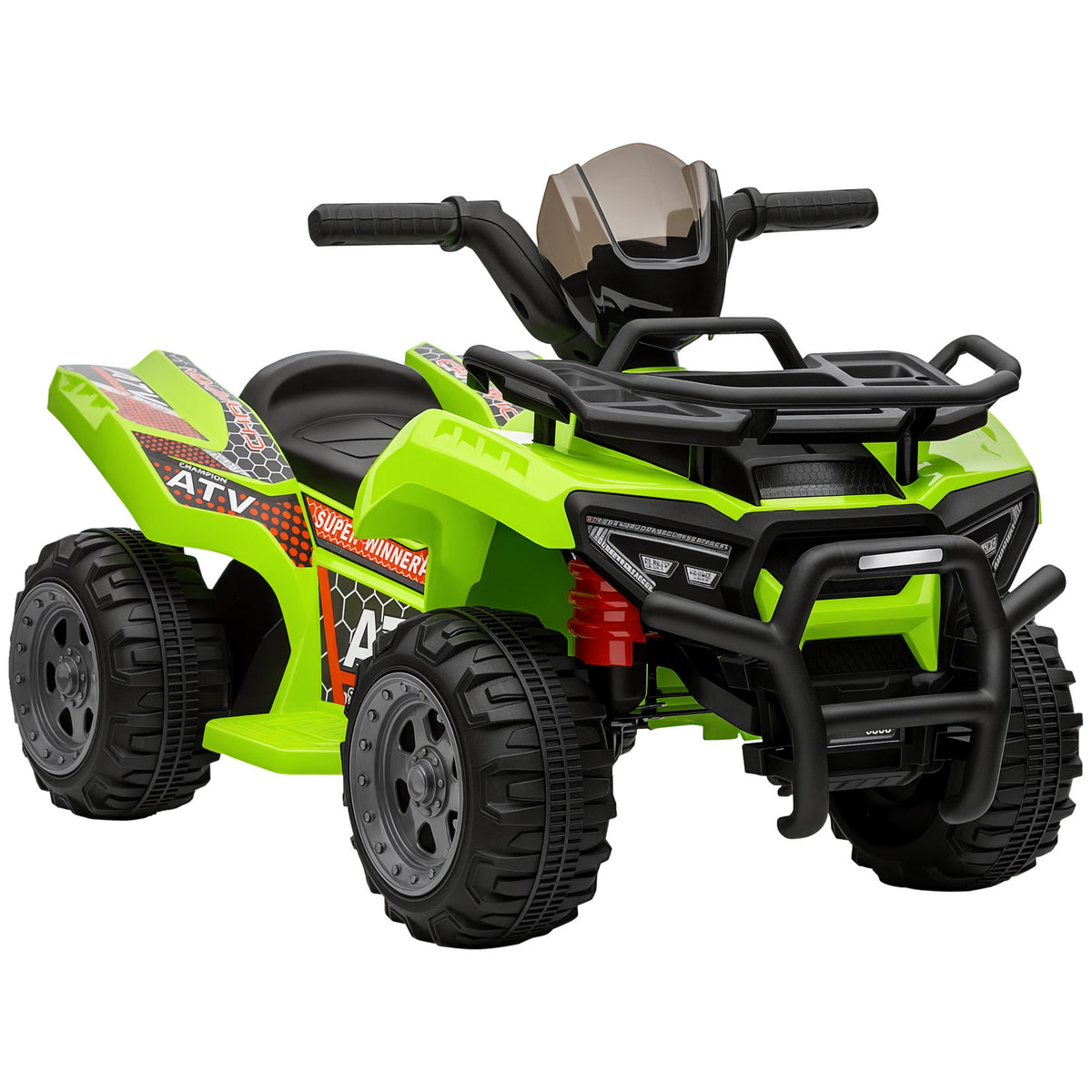 Quad buggy voiture électrique enfant quad électrique 18-36 mois 6 V 2 Km/h max. vert-0