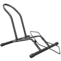 Porte-vélos en acier pour stationnement de vélos support vélo sol pour l'intérieur et l'extérieur 59x41x38 cm Noir-0