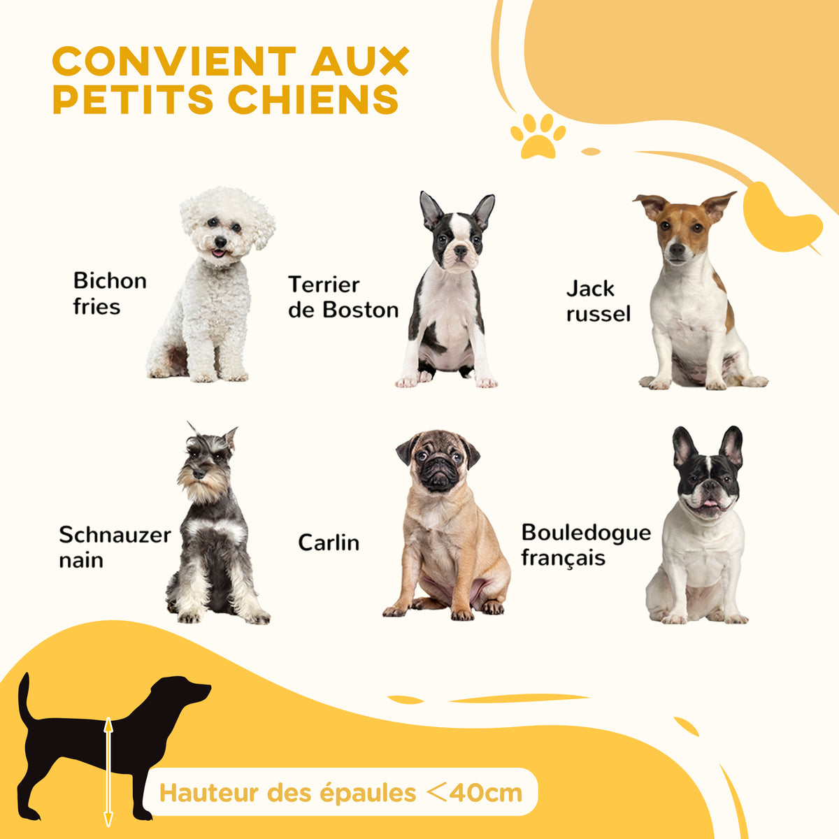 Barrière de sécurité pour chien barrière de protection à 3 panneaux rétractable 71-190 cm en bois - blanc-5