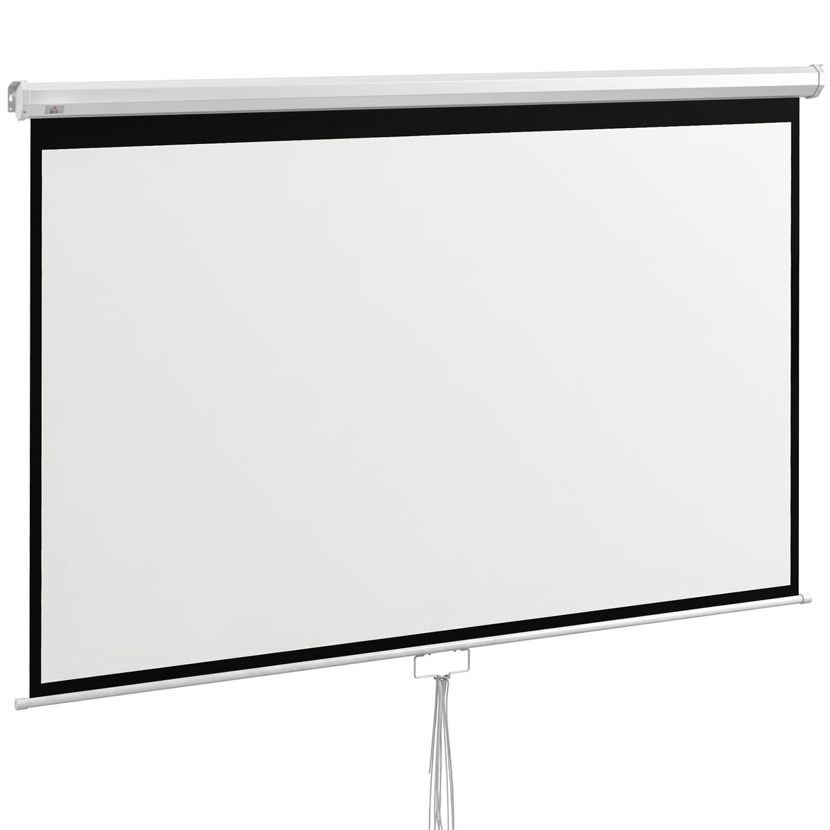 Écran de projection TV et Home Cinema de 100 Pouces vidéo projecteur 16:9 4K HD, fixation mural ou plafond-0