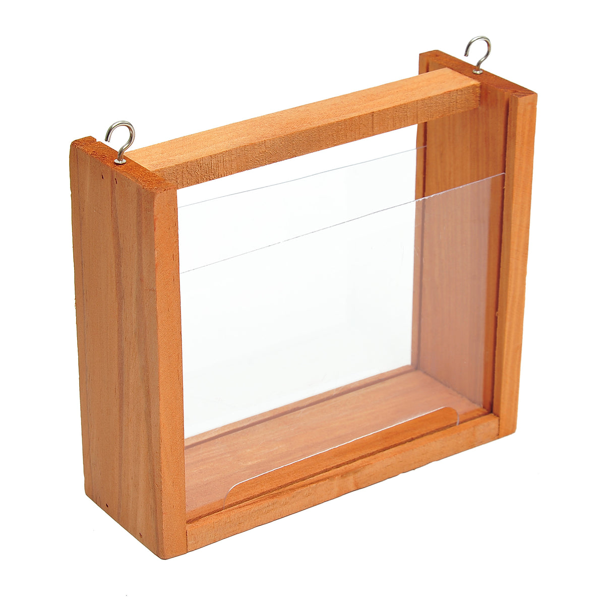Mangeoire pour Oiseaux Sauvages sur Pied, Nichoir à Plateau, Abri à Oiseaux en Bois pour Extérieur, 150cm-7