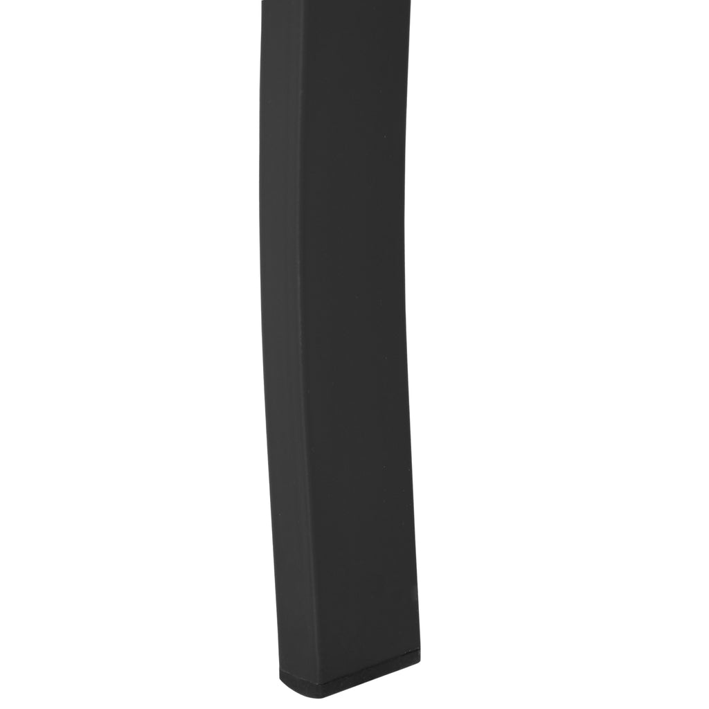 Banc de Jardin Design Contemporain 2 Places dim. 127L x 58l x 82H cm métal époxy Noir-6