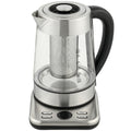 Bouilloire électrique, 1,7L, ébullition rapide 2200W avec thermostat strix, infuseur à thé, fonction maintien au chaud-0