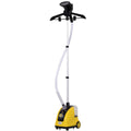 Défroisseur vapeur vertical défroisseur à vêtements 1,4 L 1950 W débit vapeur 32g/min tige telescopique jaune noir-0