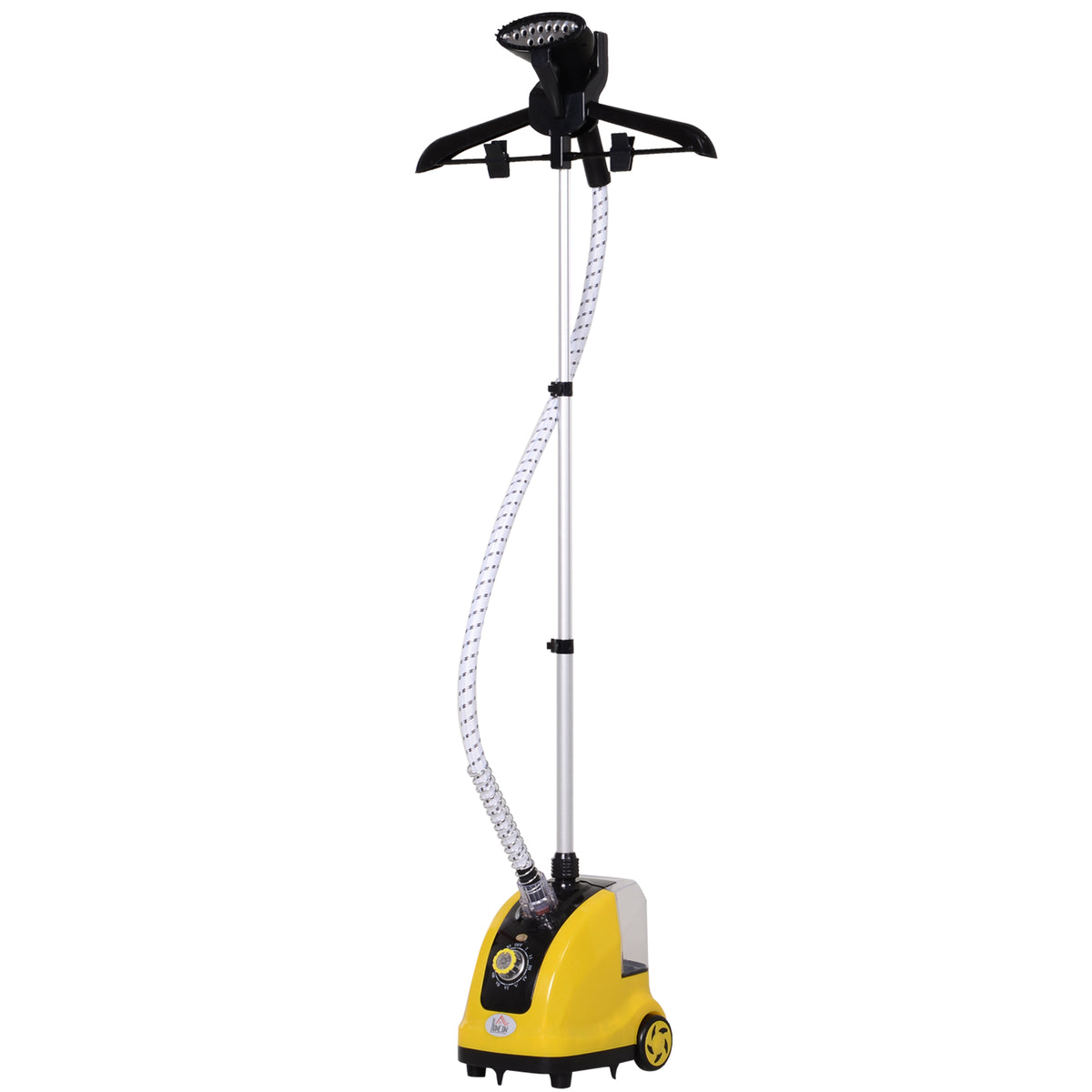 Défroisseur vapeur vertical défroisseur à vêtements 1,4 L 1950 W débit vapeur 32g/min tige telescopique jaune noir-0