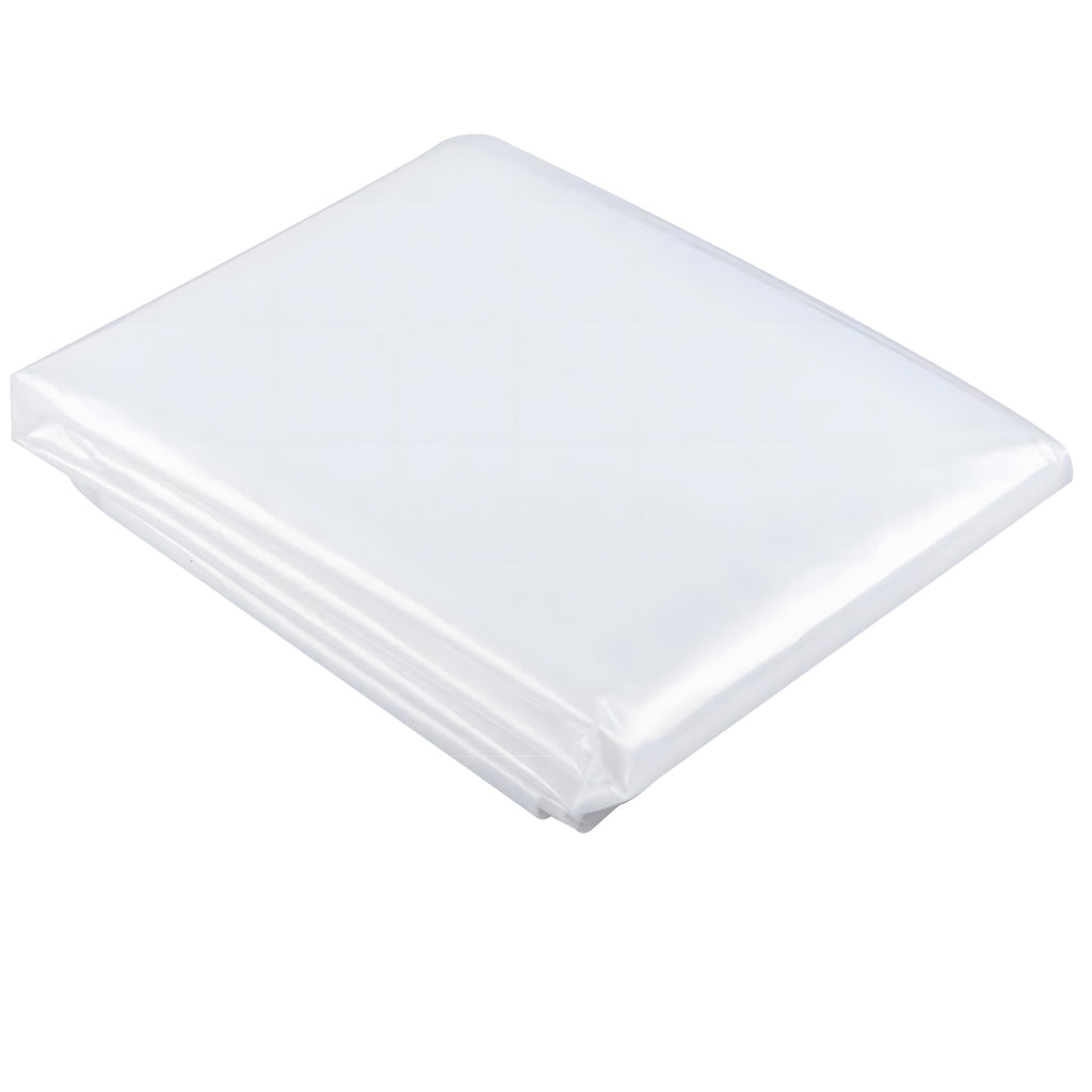 Bâche pour serre bâche plastique transparente 6 x 10 m imperméable résistante aux UV polyéthylène 150g/m² transparent-0