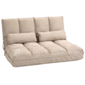 Chauffeuse Matelas d'appoint Pliant - Fauteuil Convertible - Inclinaison Dossier réglable 14 Positions - 2 Coussins-0
