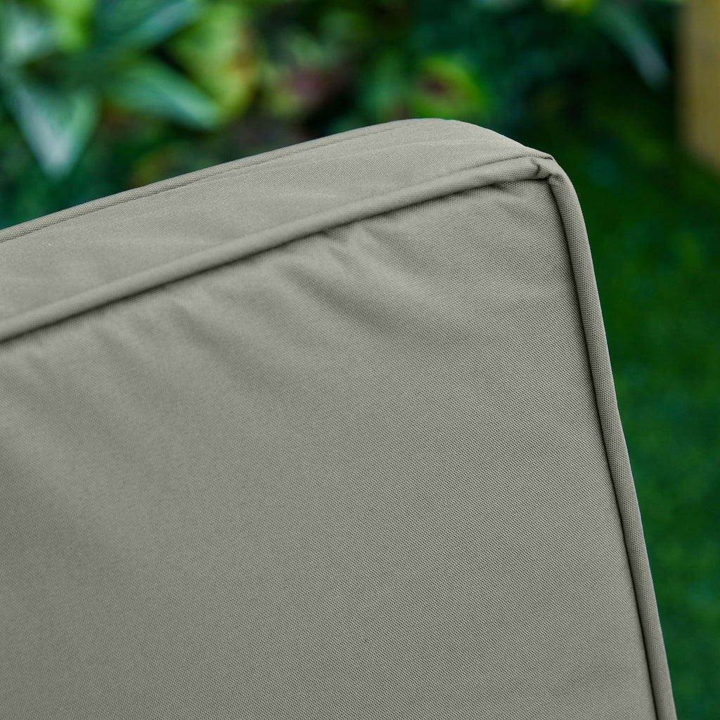 Coussins pour chaise fauteuil de jardin coussins d'assise de dossier déhoussables polyester 56x52/56x46cm gris foncé-6