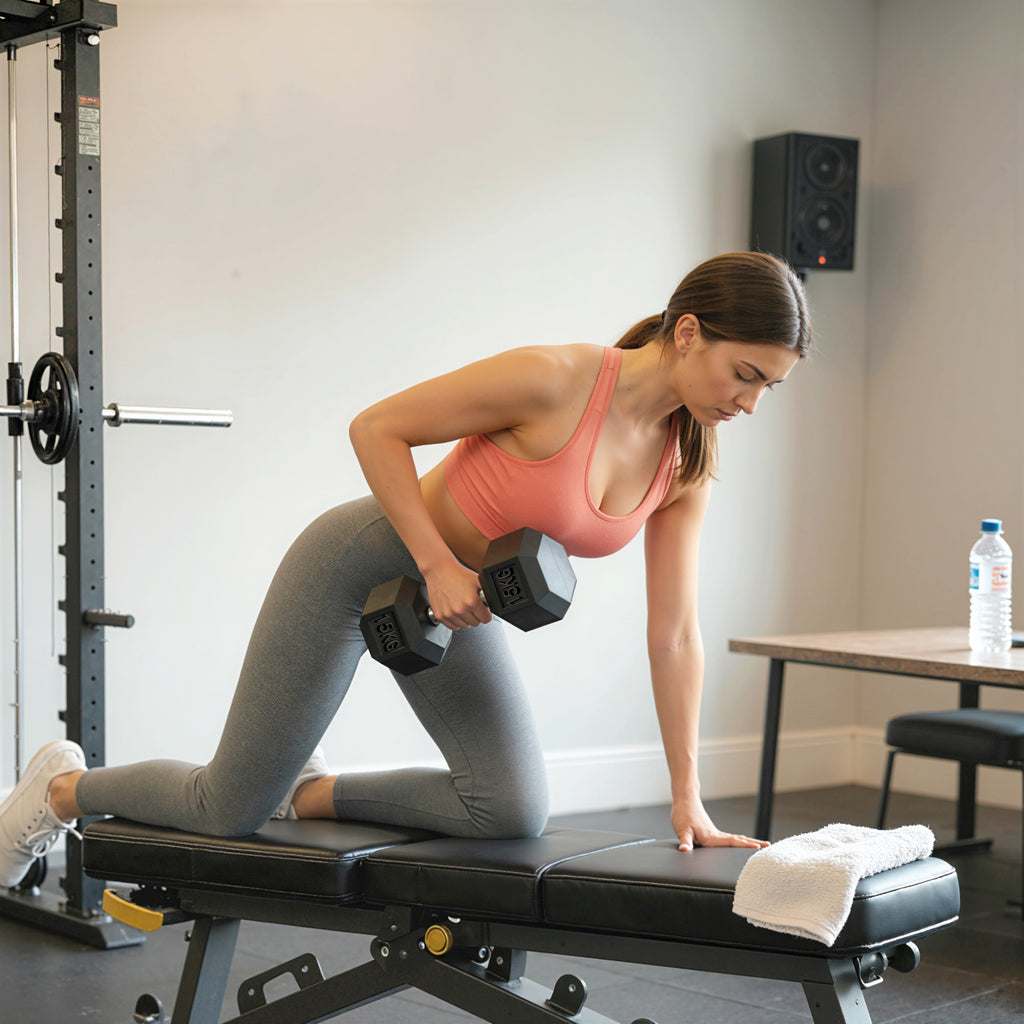 Haltère courte poids 15 Kg - 1 pièce, Haltère hexagonale entraînement musculaire & haltérophilie - métal caoutchouc noir-9