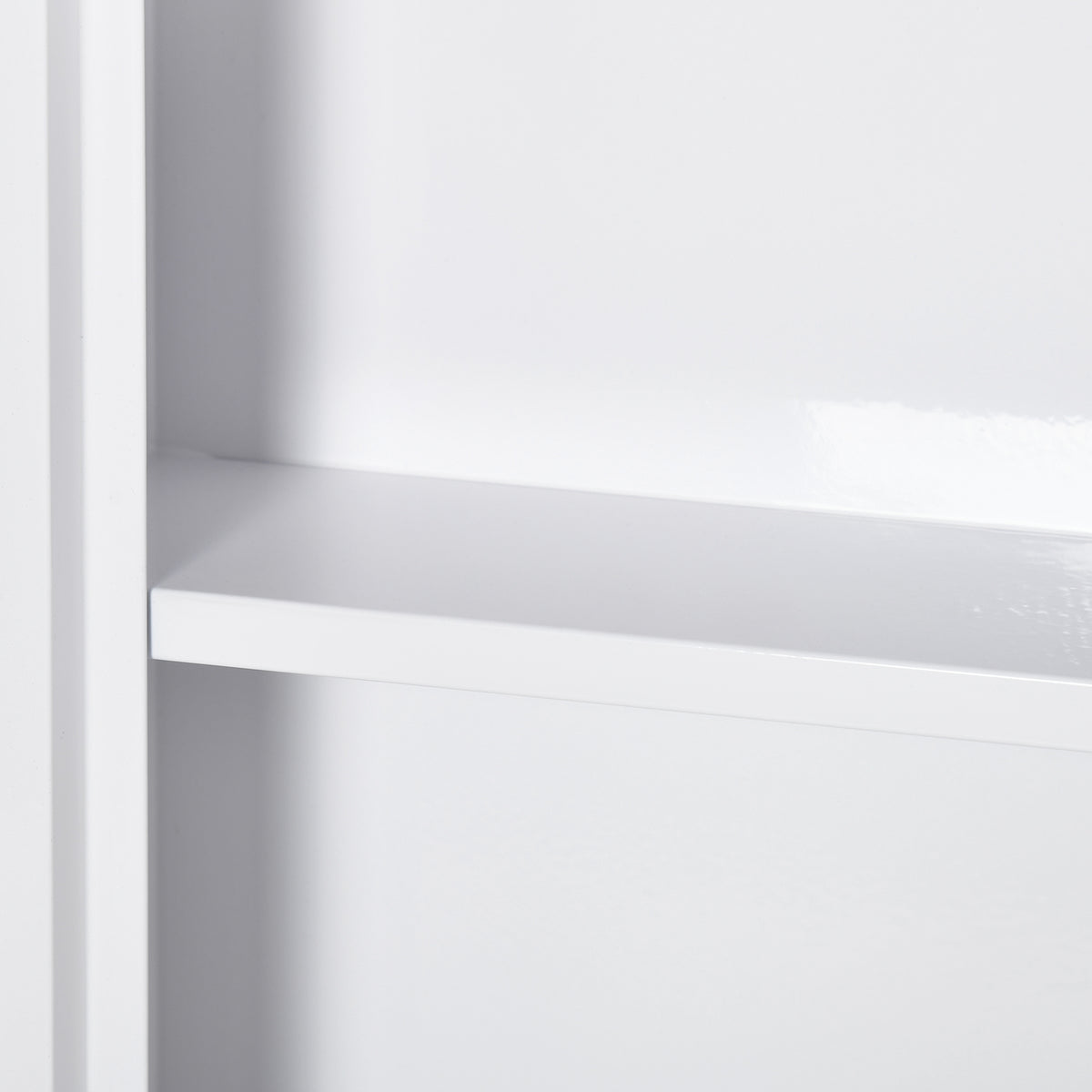 Armoire à pharmacie murale 2 étagères 3 niveaux avec porte aimantée métal 30 x 12 x 60 cm blanc-8
