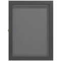 Frame box T-frame cadre pour maillot porte acrylique doublure interne feutre 60 x 6,5 x 80 cm noir-0