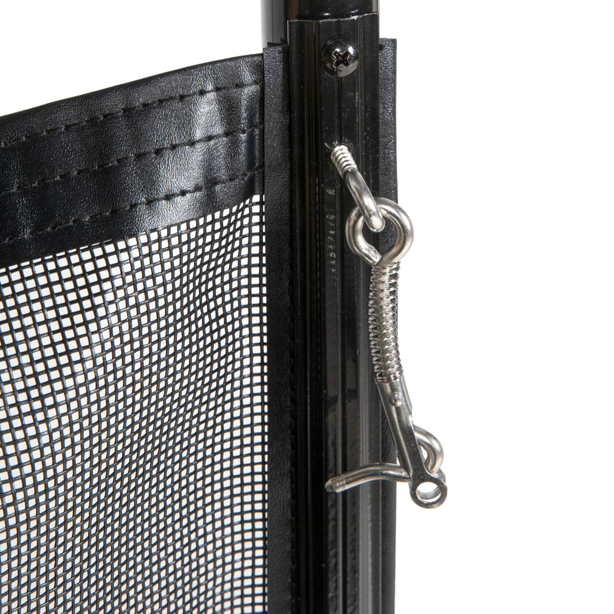 Clôture barrière de sécurité pour piscine filet - lot de 4 panneaux - Dim. 365L x 126H cm - noir-7