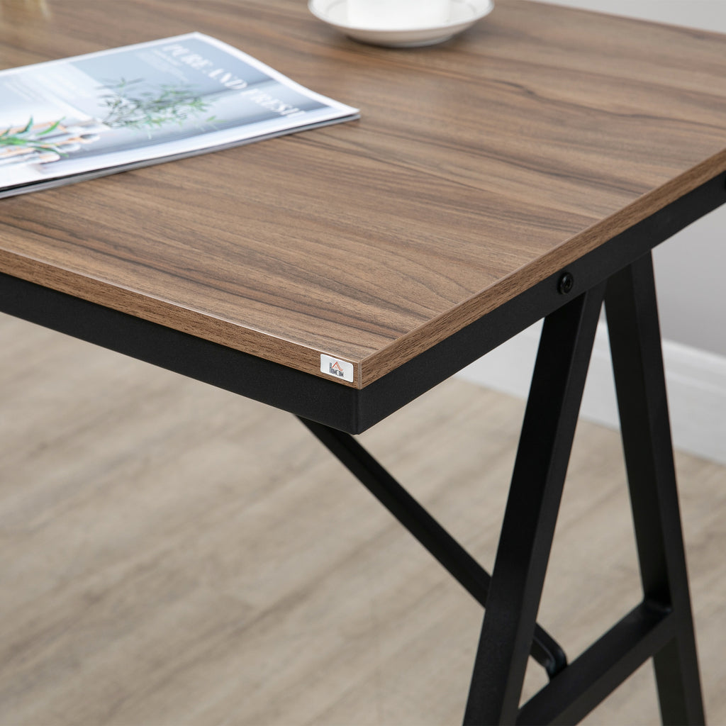 Ensemble table de bar avec tabourets table à manger debout avec 4 chaises rembourrées pieds en acier 120x60x91cm gris-7