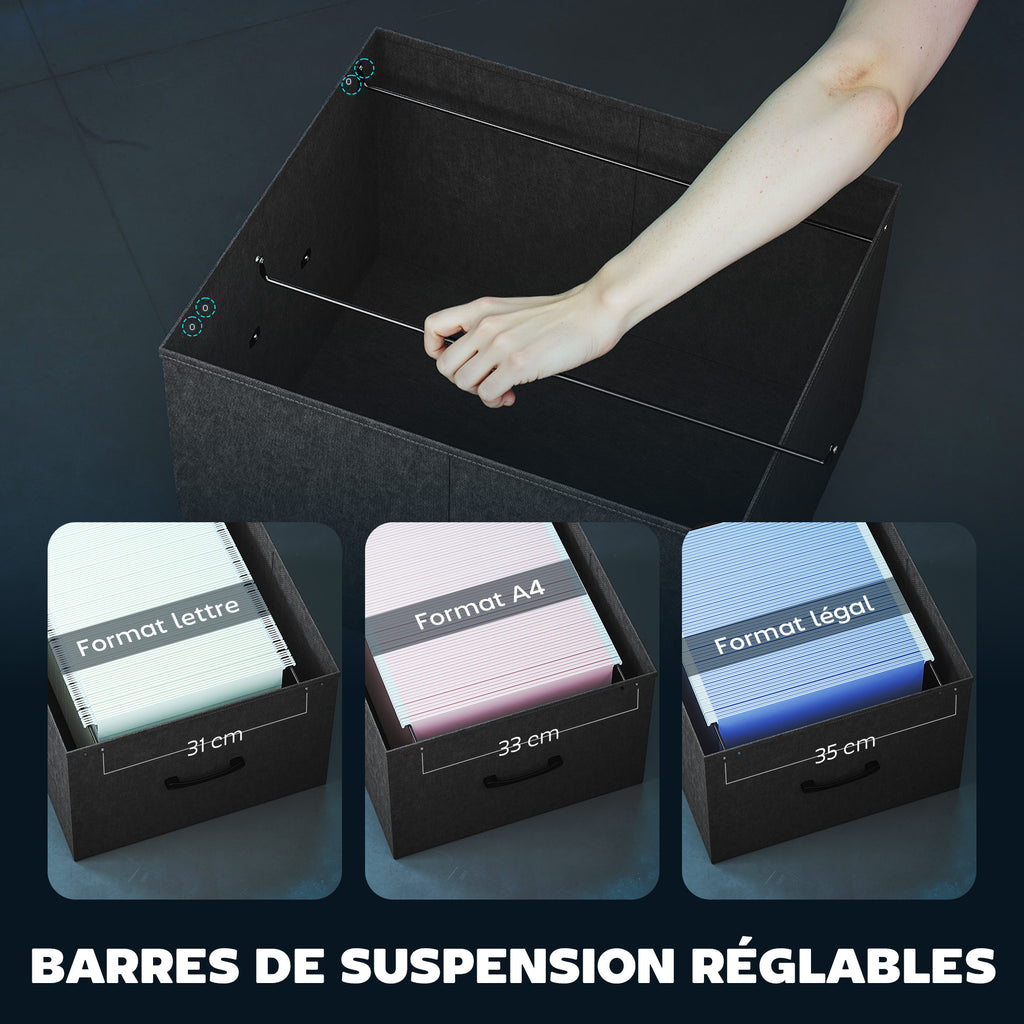 Bureau Gaming d'Angle 165 x 80 cm, Éclairage LED et Station de Charge, Support pour 2 Écrans et 2 Tiroirs en Tissu, Noir-6