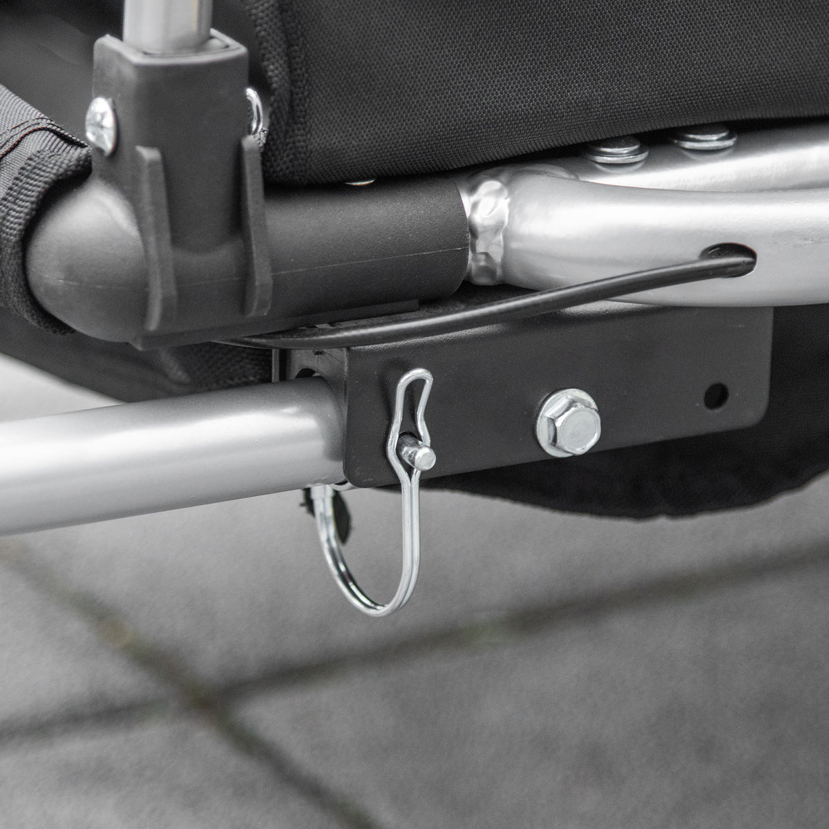 Remorque vélo pour enfant 2 en 1 convertible jogger poussette capacité 26,4 kg avec réflecteurs et drapeau - 2 places  - rouge-8