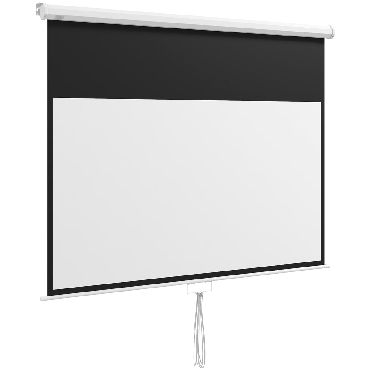 Écran de projection TV et Home Cinema 80 Pouces 16:9 4K HD, fixation mural ou plafond, 187 x 8 x 150 cm-0