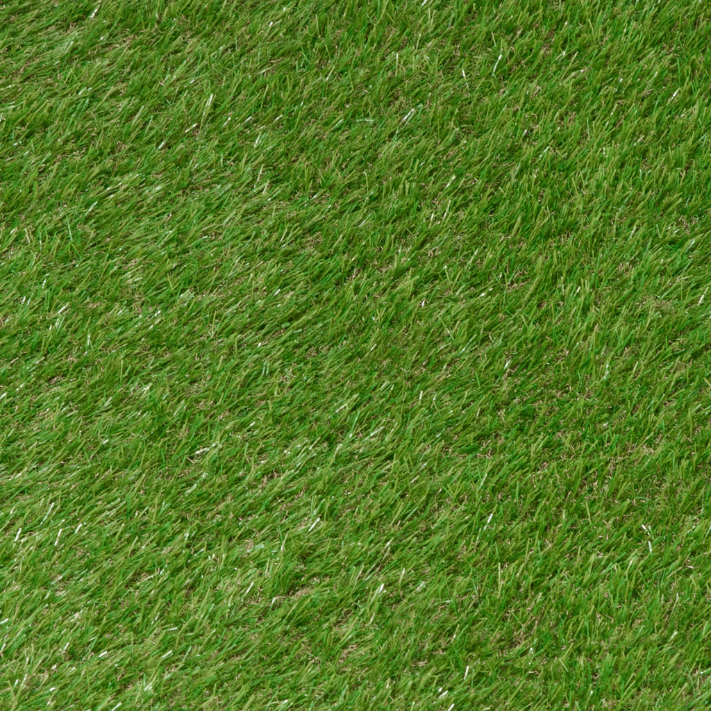 Lot de 2 gazons synthétiques artificiels Moquette extérieure intérieure 3L x 1l m Herbes Hautes denses 2,5 cm Vert-4