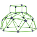 Dôme d'escalade enfant 183 cm, cage à grimper, intérieure et extérieure, charge 90 kg, assemblage facile, vert-0
