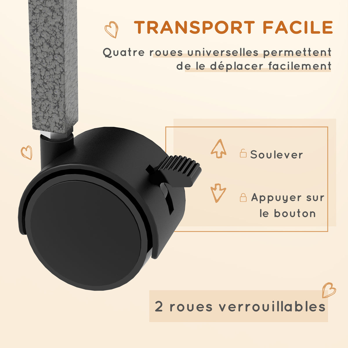 Cage pour rongeurs multifonction 4 plateformes 3 rampes 4 portes dim. 80L x 52l x 159H cm acier gris argenté noir-4