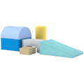 6 blocs de construction en mousse XXL - jeux éducatif - module motricité - certifiés normes EN71-1-2-3 - mousse PU 20D-0