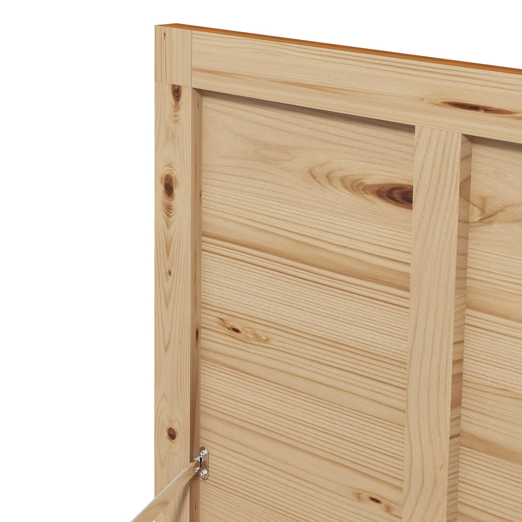 Coffre de rangement extérieur jardin 176L en bois avec poignée, dim. 130L x 50l x 45H cm-8