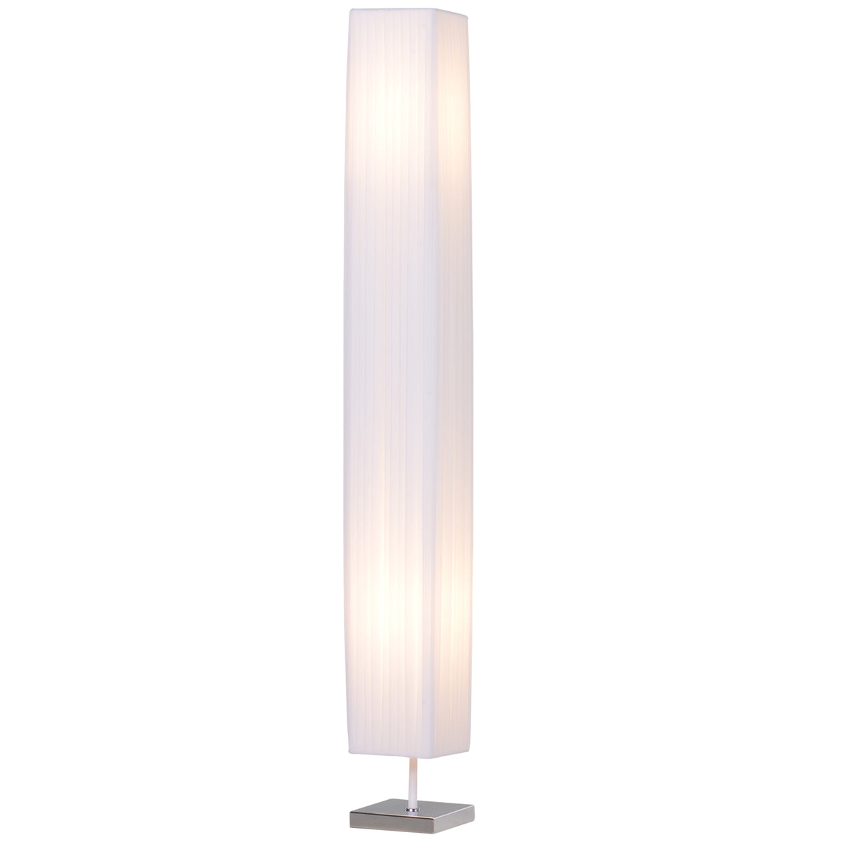 Lampadaire Lampe sur Pied de Salon Style Moderne Lampadaire sur Pied avec Interrupteur Acier Blanc-0
