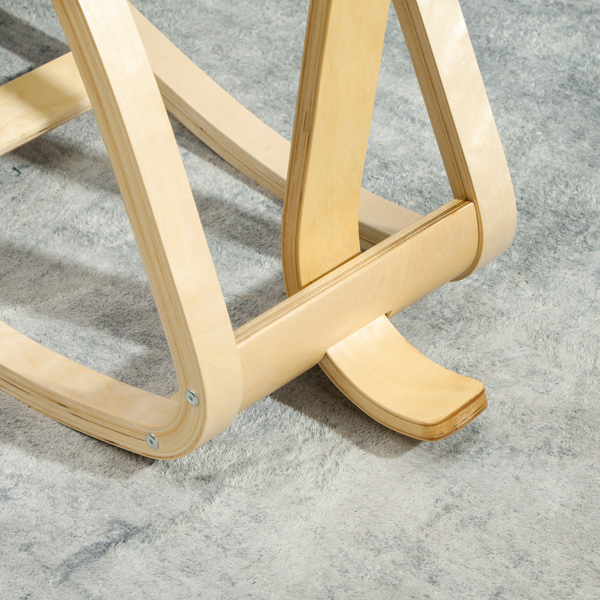 Chaise à genoux ergonomique avec dossier, siège assis genoux à bascule, correcteur de posture 51x84x93cm bleu foncé-8